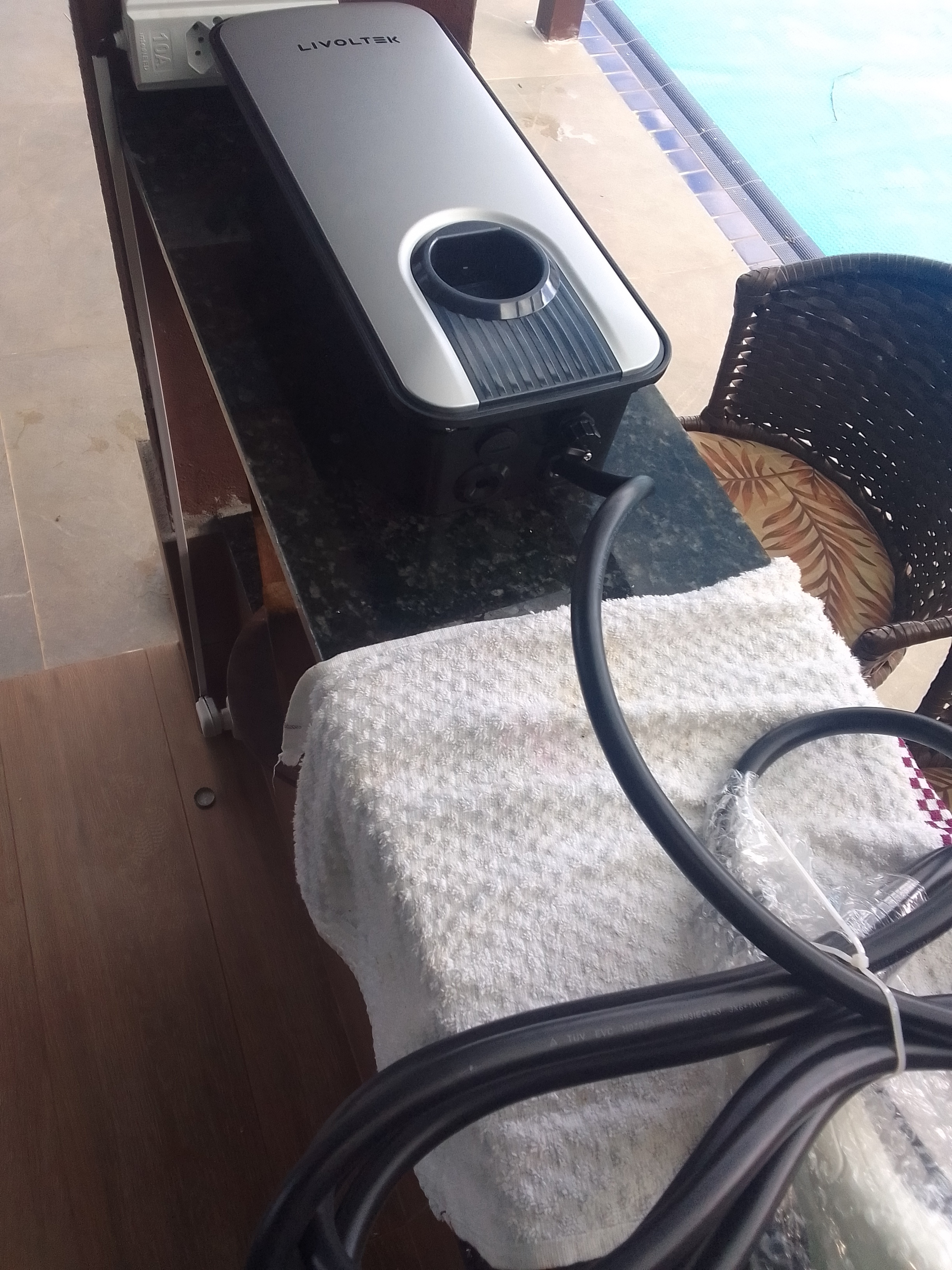 Local de instalacao de wallbox preparado com infraestrutura eletrica dedicada